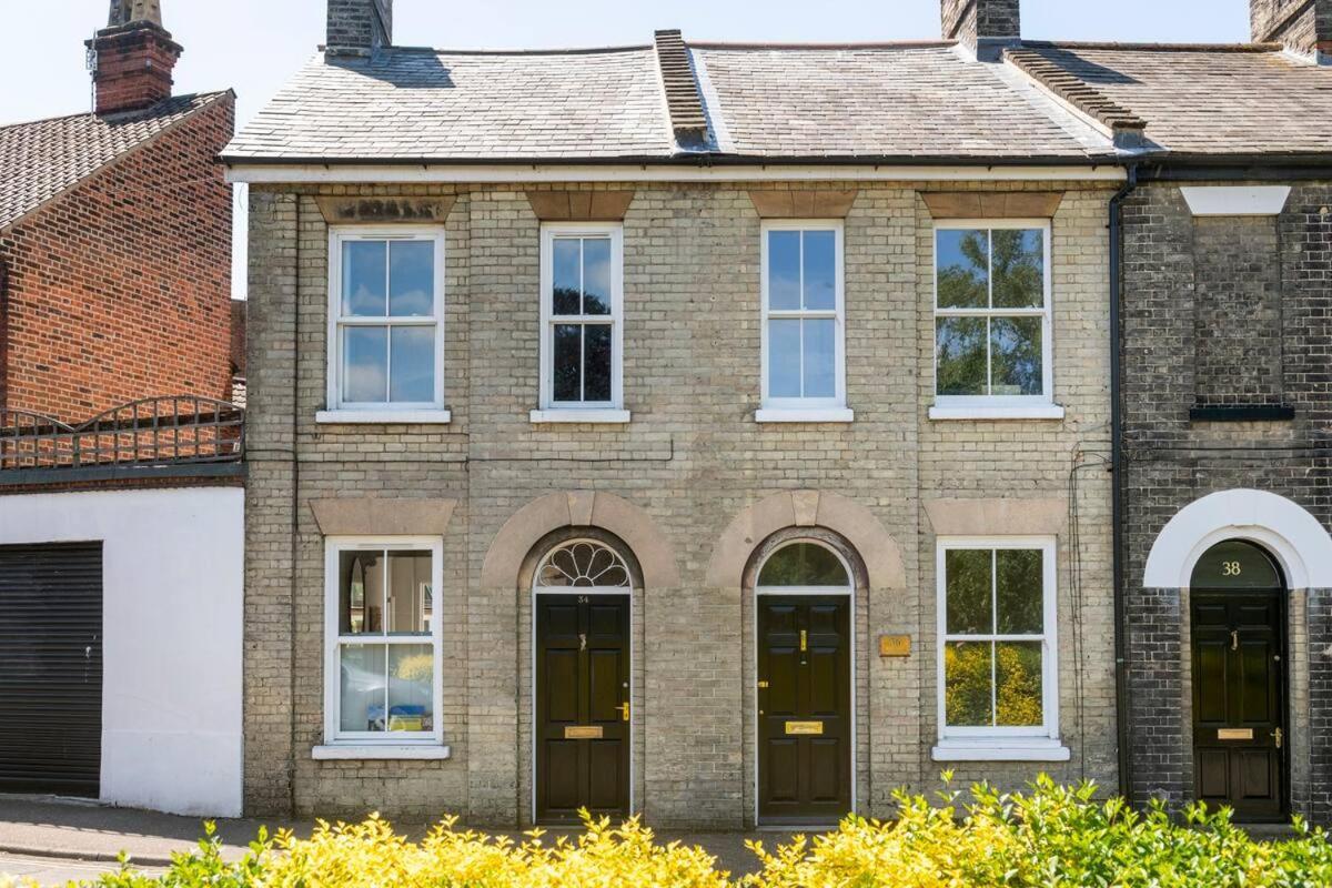 Unique City Centre House With Log Burner & Courtyard Norwich Bagian luar foto